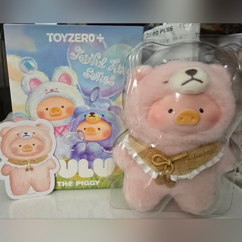 LULU The Piggy Joyful Times Series Plush Pendant "Sunshine Teddy" - Picture 5 of 13